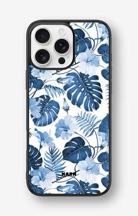 iPhone 16 Pro Max Hard Case – Blue Tropics - View 1