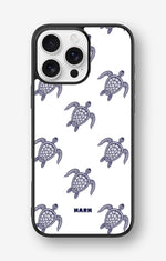 iPhone 16 Pro Max Hard Case – Blue Turtles - View 1