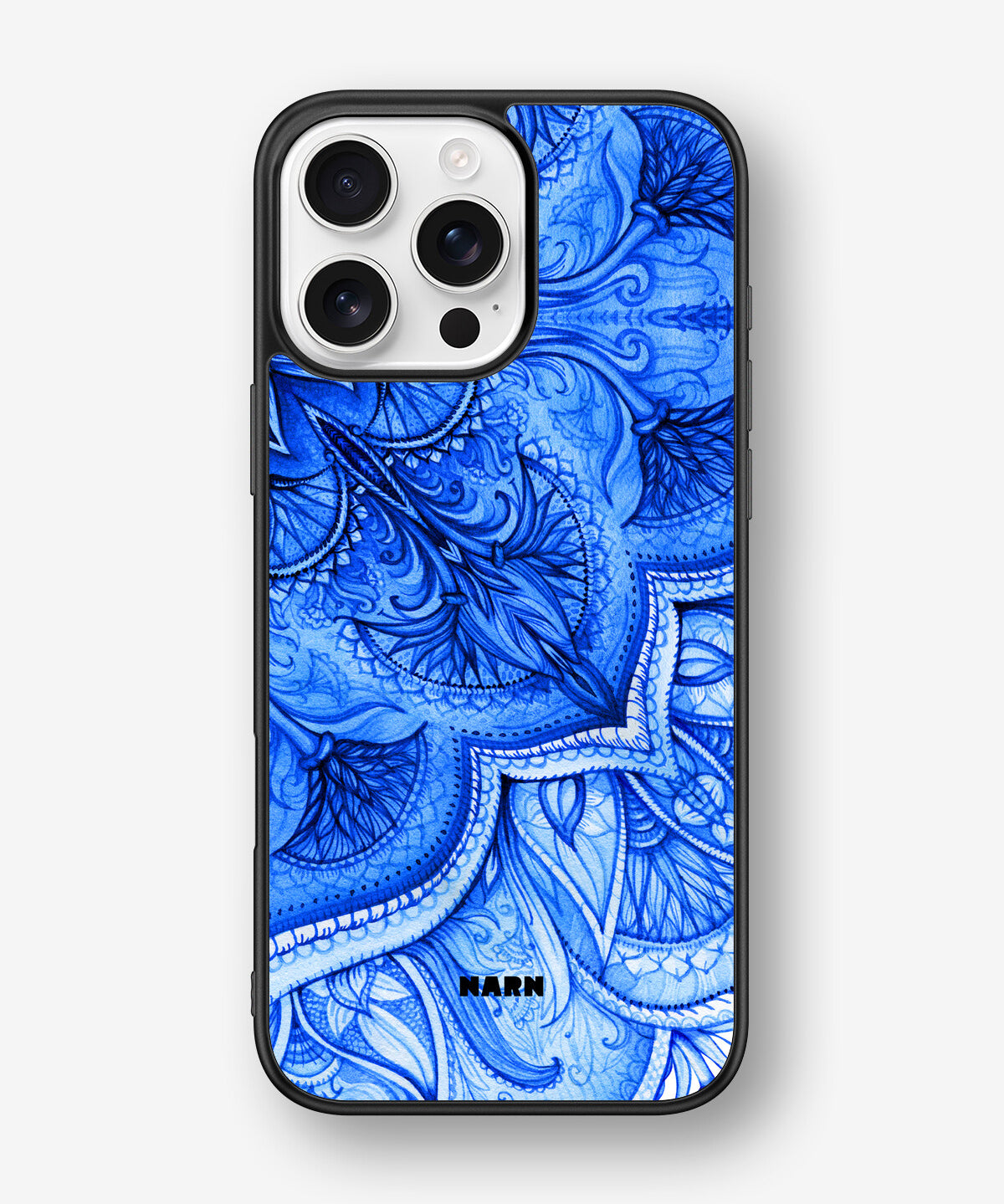 iPhone 16 Pro Max Hard Case – Blue Vintage - View 1