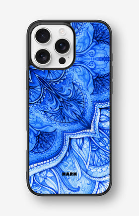 iPhone 16 Pro Max Hard Case – Blue Vintage - View 1