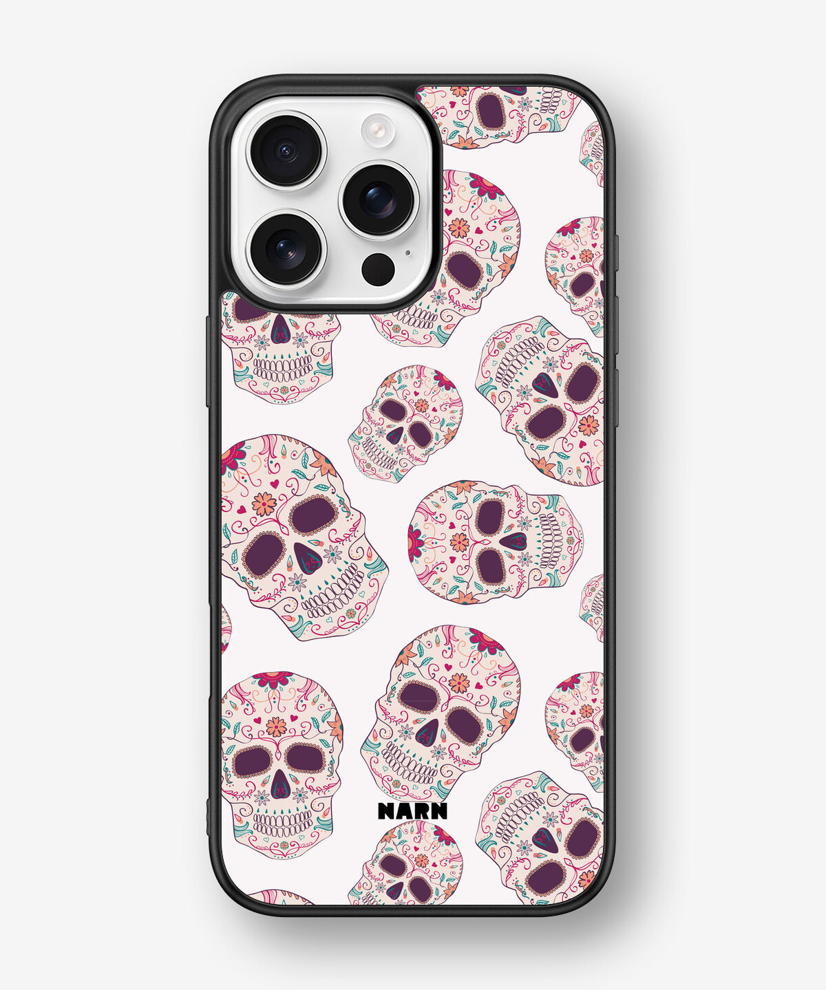 iPhone 16 Pro Max Hard Case – Calavera Skulls - View 1
