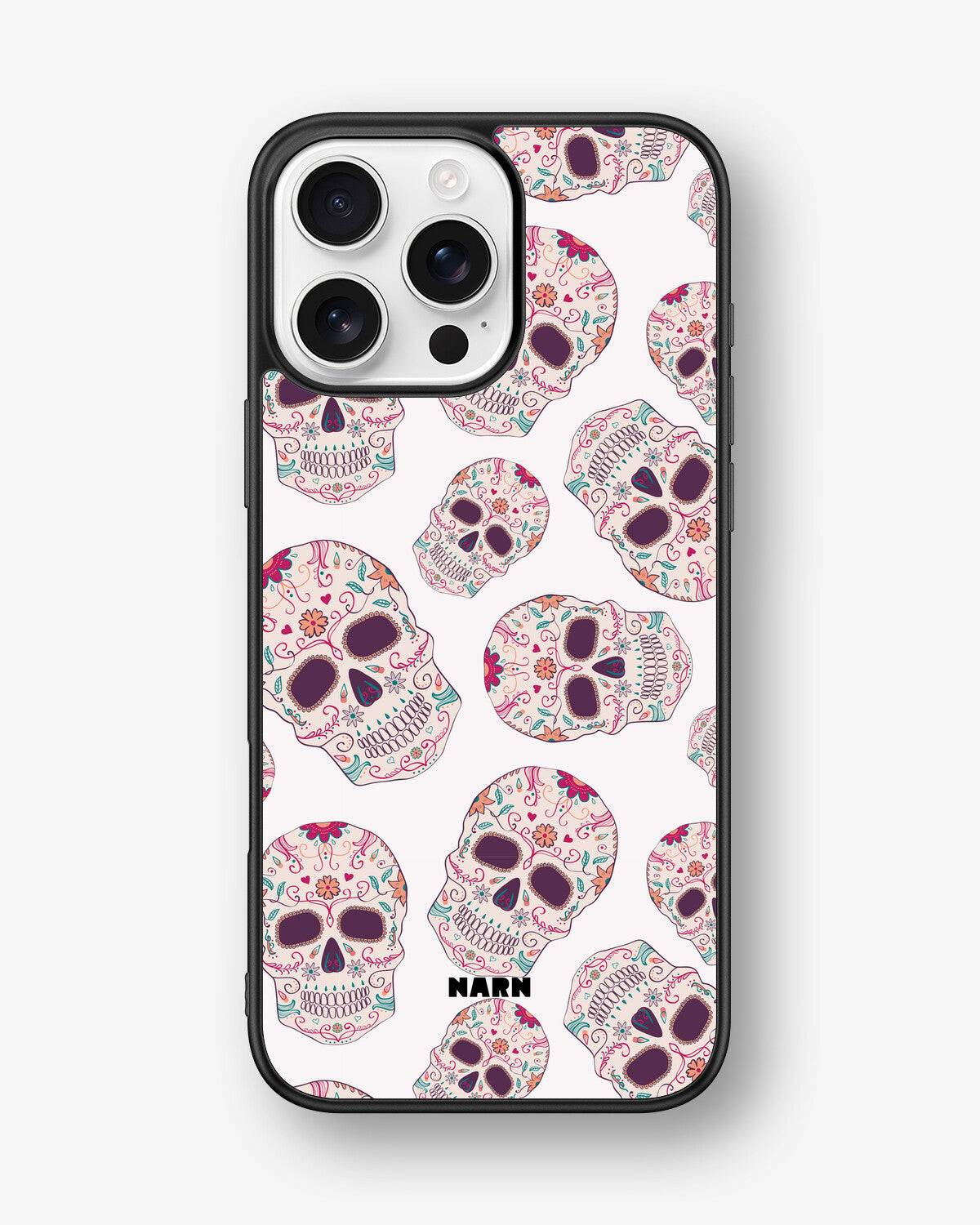 iPhone 16 Pro Max Hard Case – Calavera Skulls - View 1