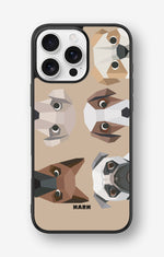 iPhone 16 Pro Max Hard Case – Cute Dogs - View 1