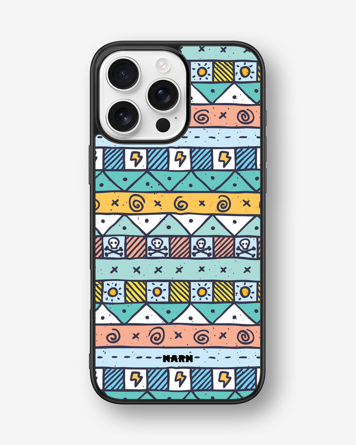 iPhone 16 Pro Max Hard Case – Cute Pattern - View 1