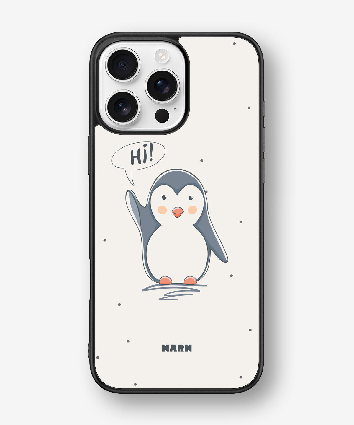 iPhone 16 Pro Max Hard Case – Cute Penguin - View 1