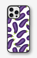 iPhone 16 Pro Max Hard Case – Eggplant Pattern - View 1
