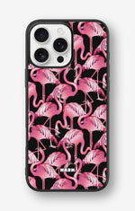 iPhone 16 Pro Max Hard Case – Flamingos - View 1