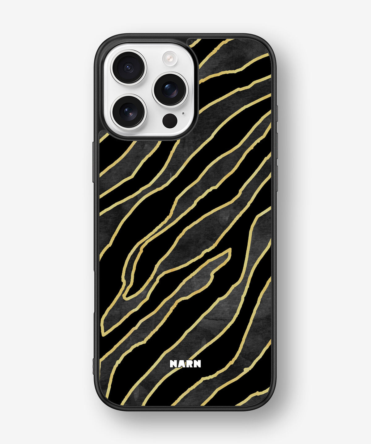 iPhone 16 Pro Max Hard Case – Golden Zebra - View 1