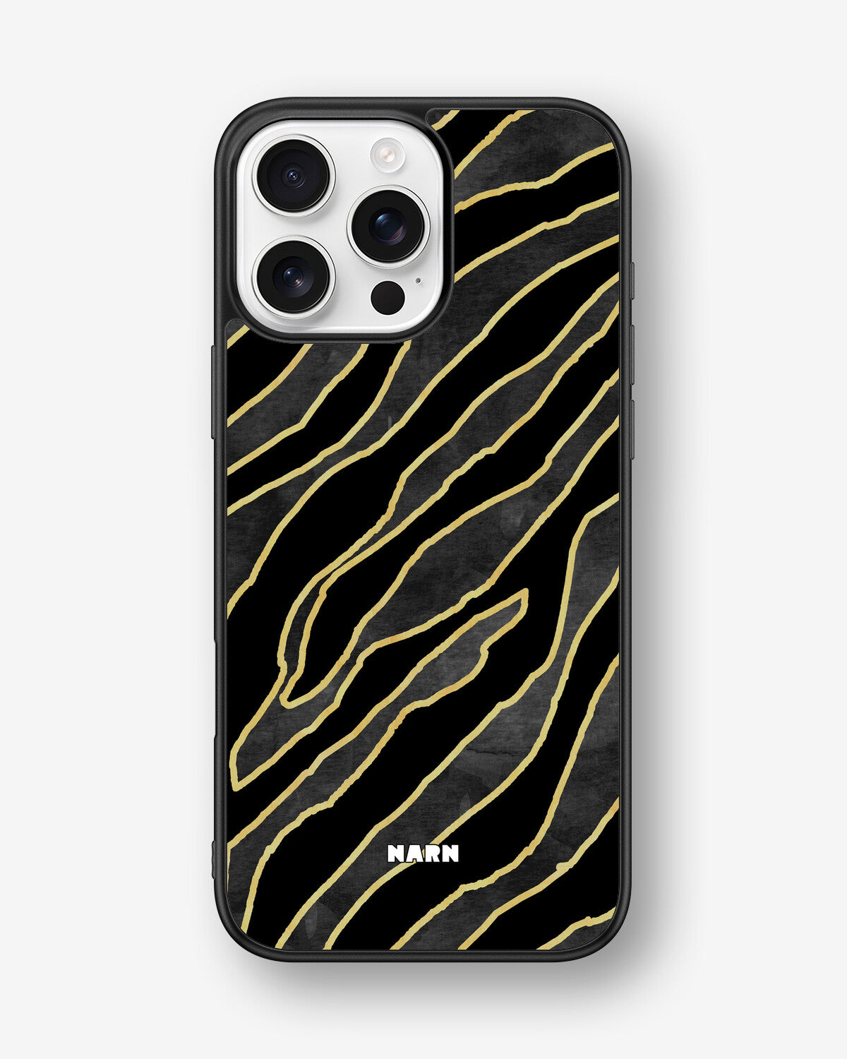 iPhone 16 Pro Max Hard Case – Golden Zebra - View 1