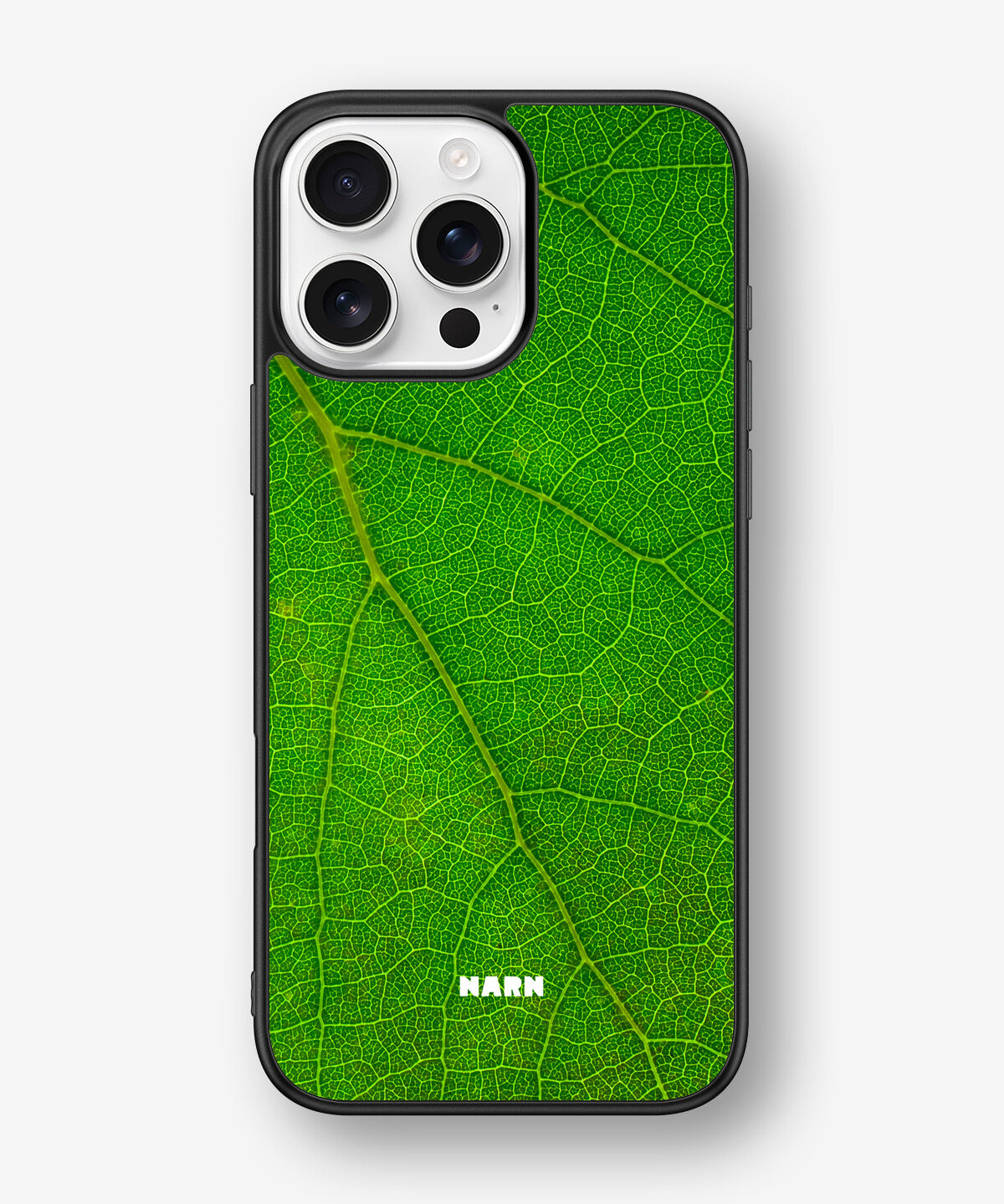 iPhone 16 Pro Max Hard Case – Green Leafy - View 1