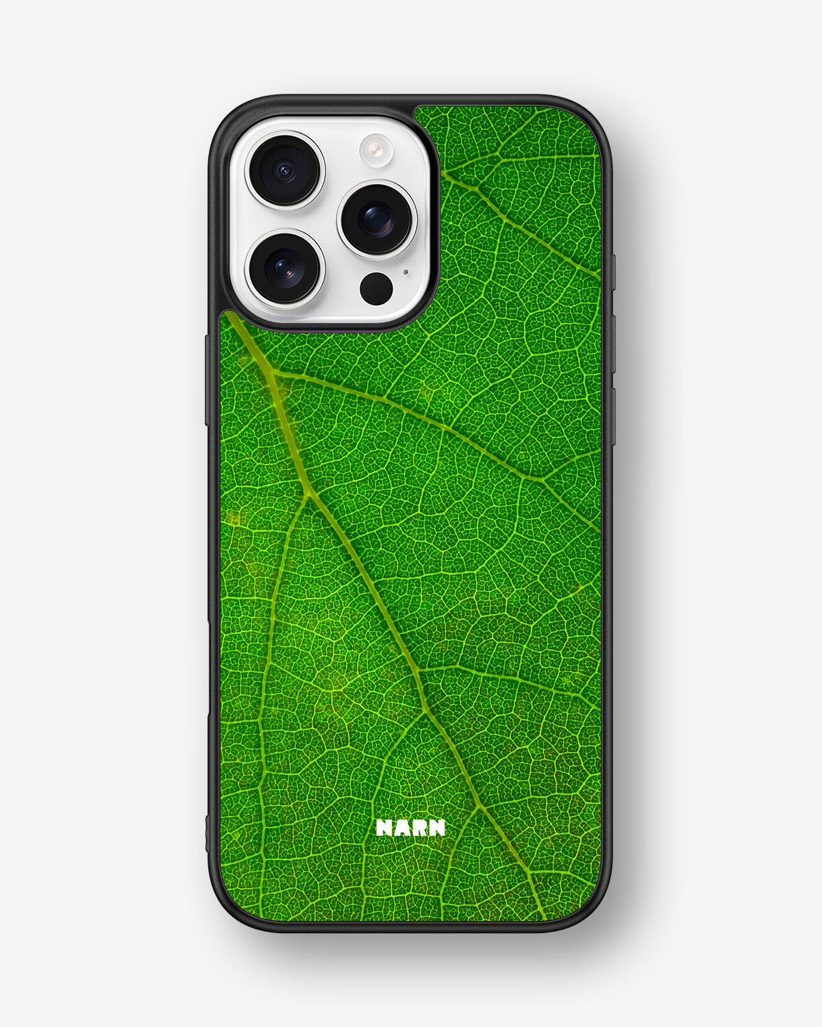 iPhone 16 Pro Max Hard Case – Green Leafy - View 1