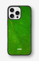 iPhone 16 Pro Max Hard Case – Green Leafy - View 1