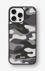 iPhone 16 Pro Max Hard Case – Grey Camo - View 1
