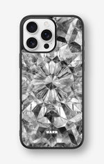iPhone 16 Pro Max Hard Case – Grey Crystals - View 1