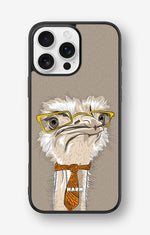 iPhone 16 Pro Max Hard Case – Hipster Ostrich - View 1
