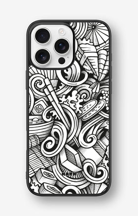 iPhone 16 Pro Max Hard Case – Japanese Pattern - View 1