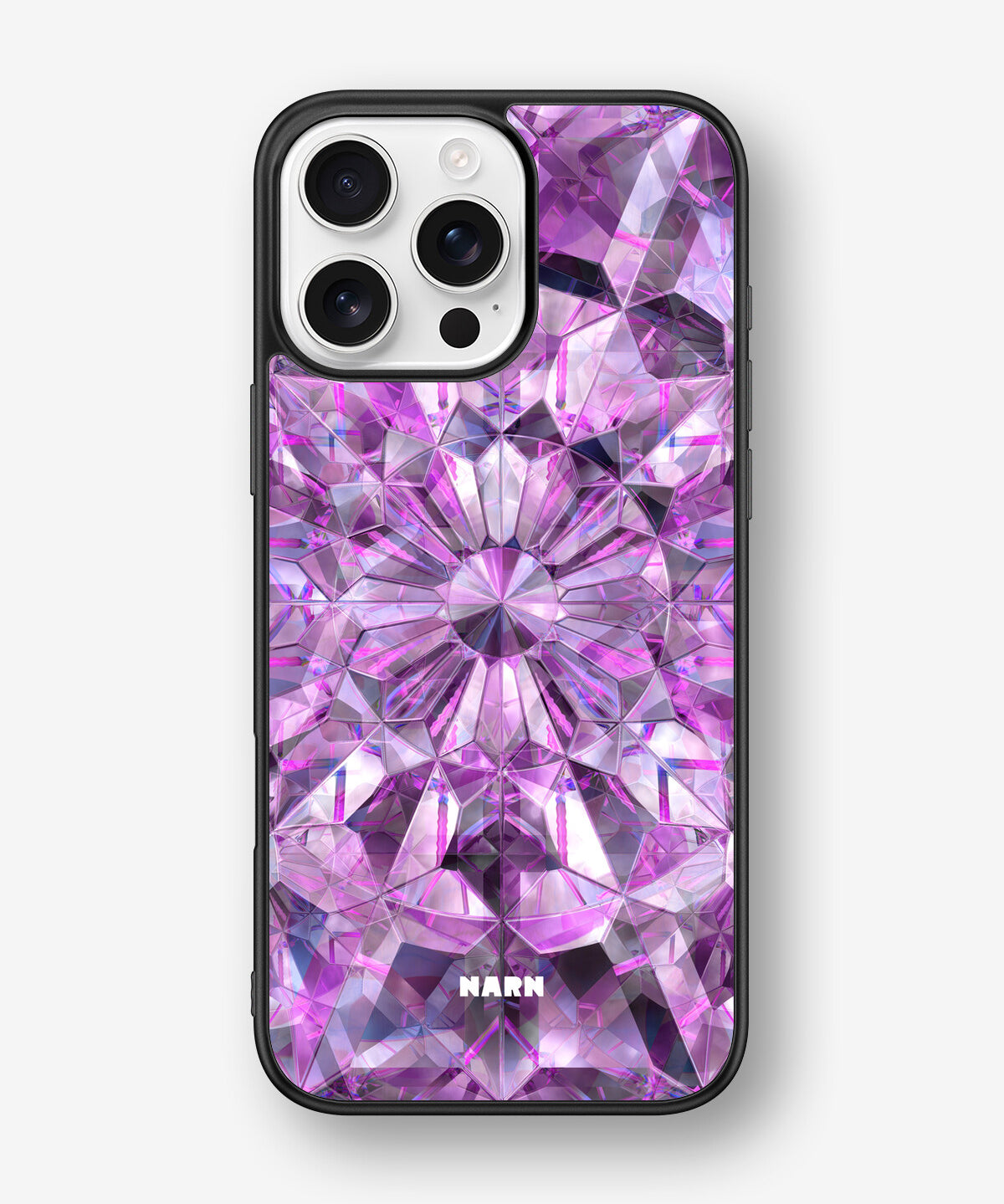 iPhone 16 Pro Max Hard Case – Lavender Crystals - View 1