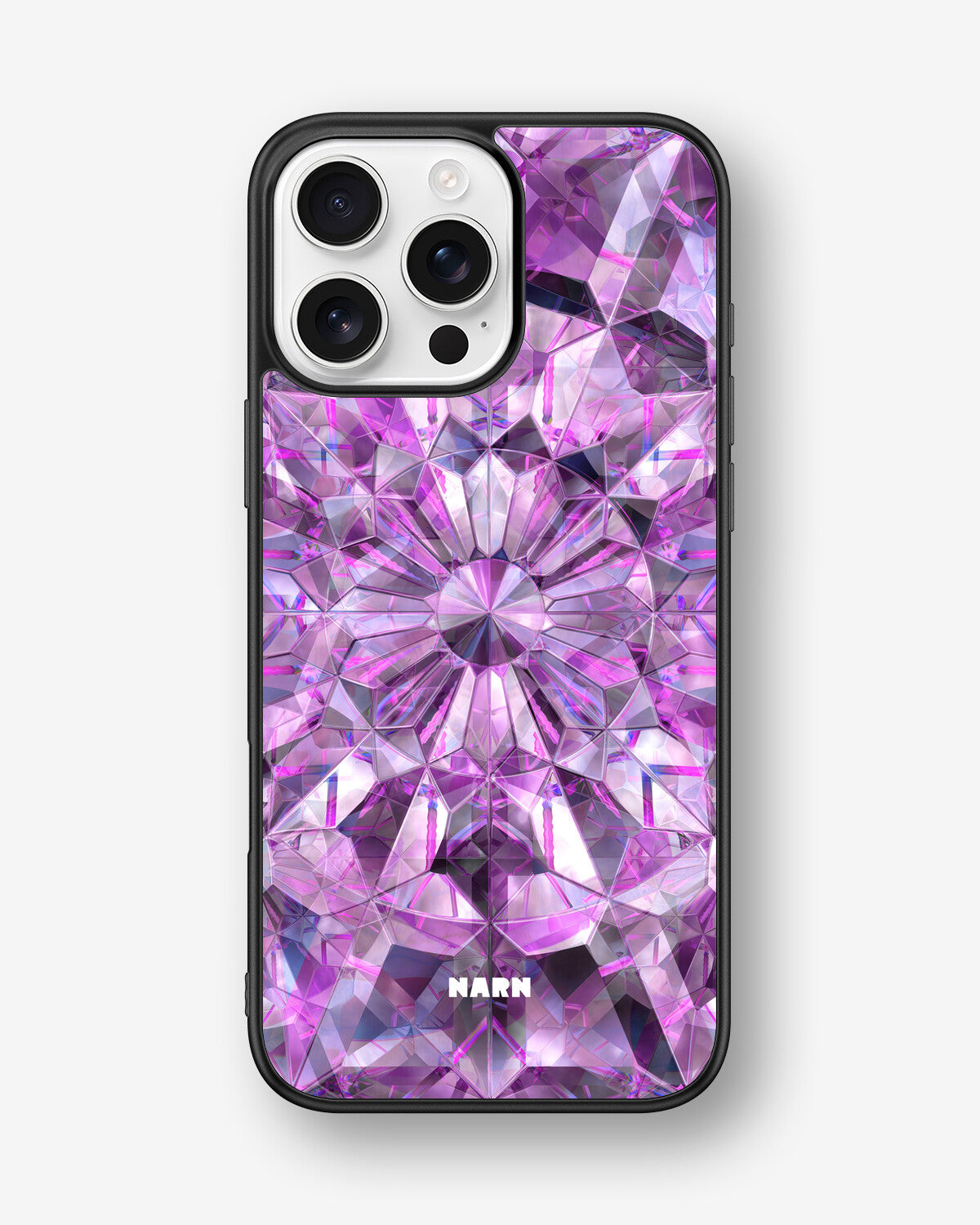 iPhone 16 Pro Max Hard Case – Lavender Crystals - View 1