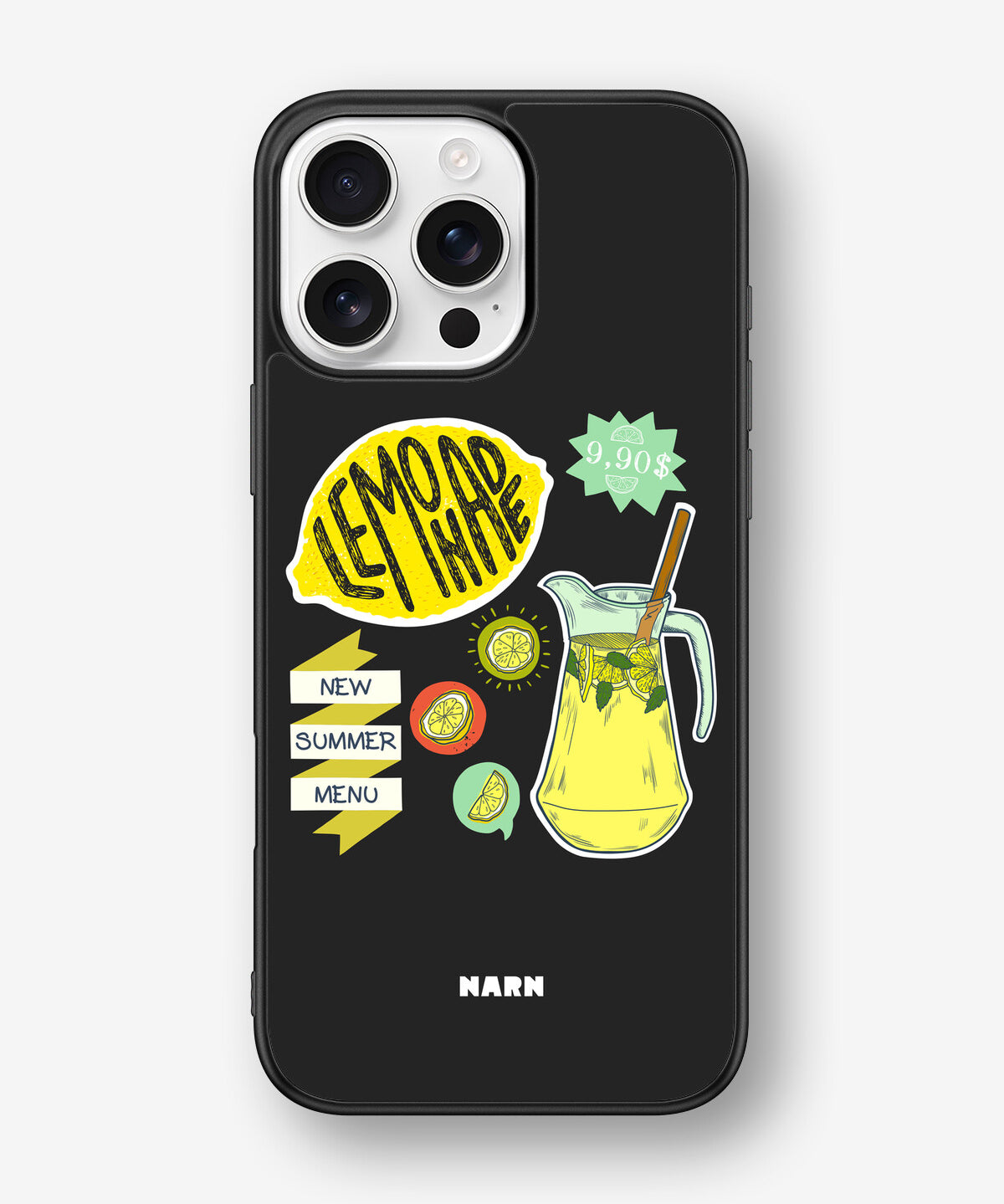 iPhone 16 Pro Max Hard Case – Lemon Summer - View 1