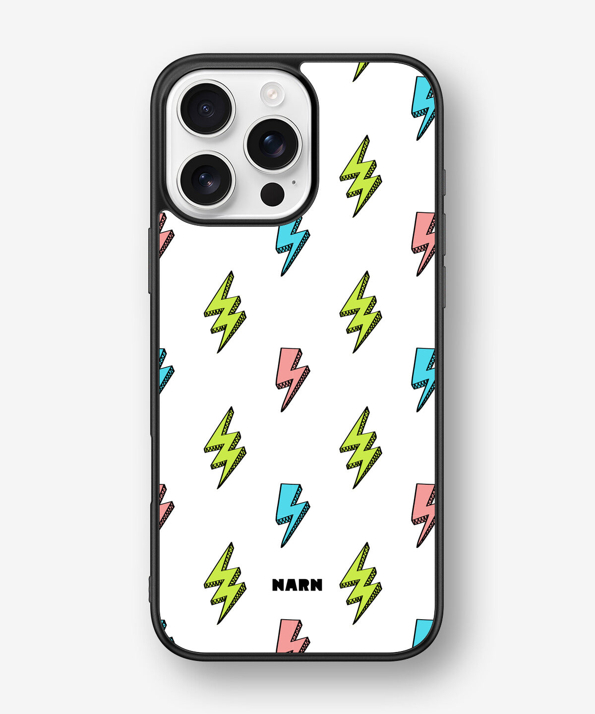 iPhone 16 Pro Max Hard Case – Lightning Bolts - View 1