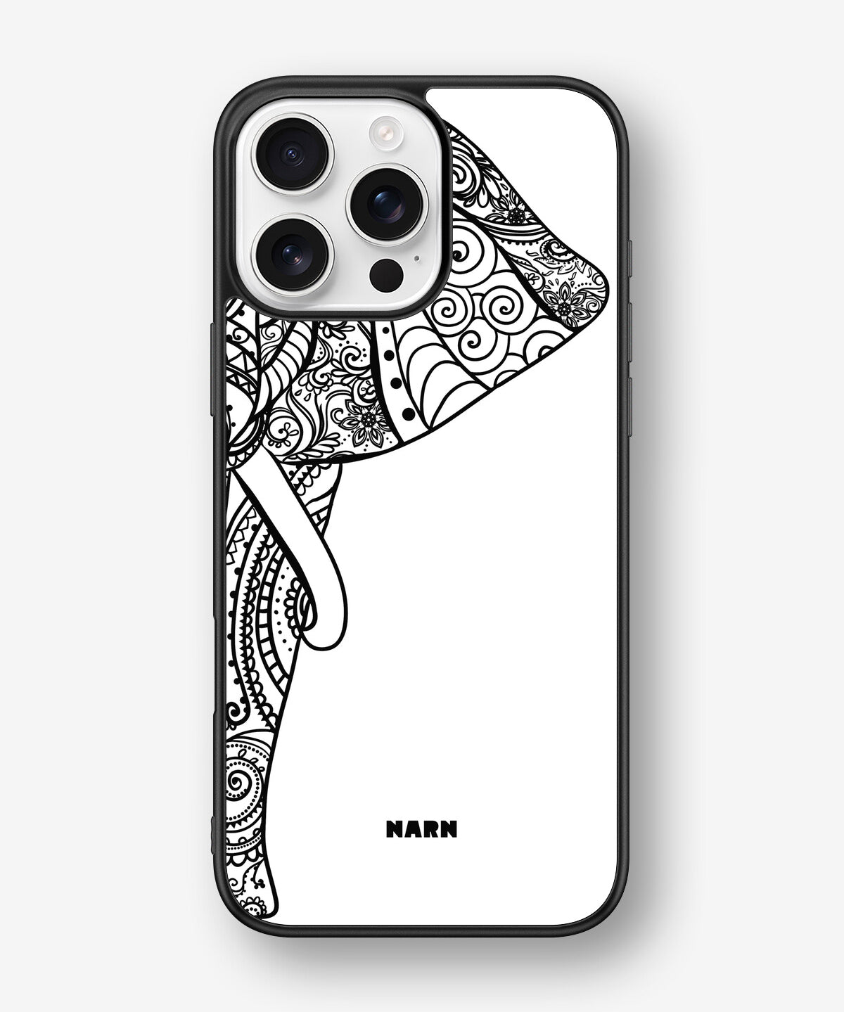 iPhone 16 Pro Max Hard Case – Mandala Elephant - View 1
