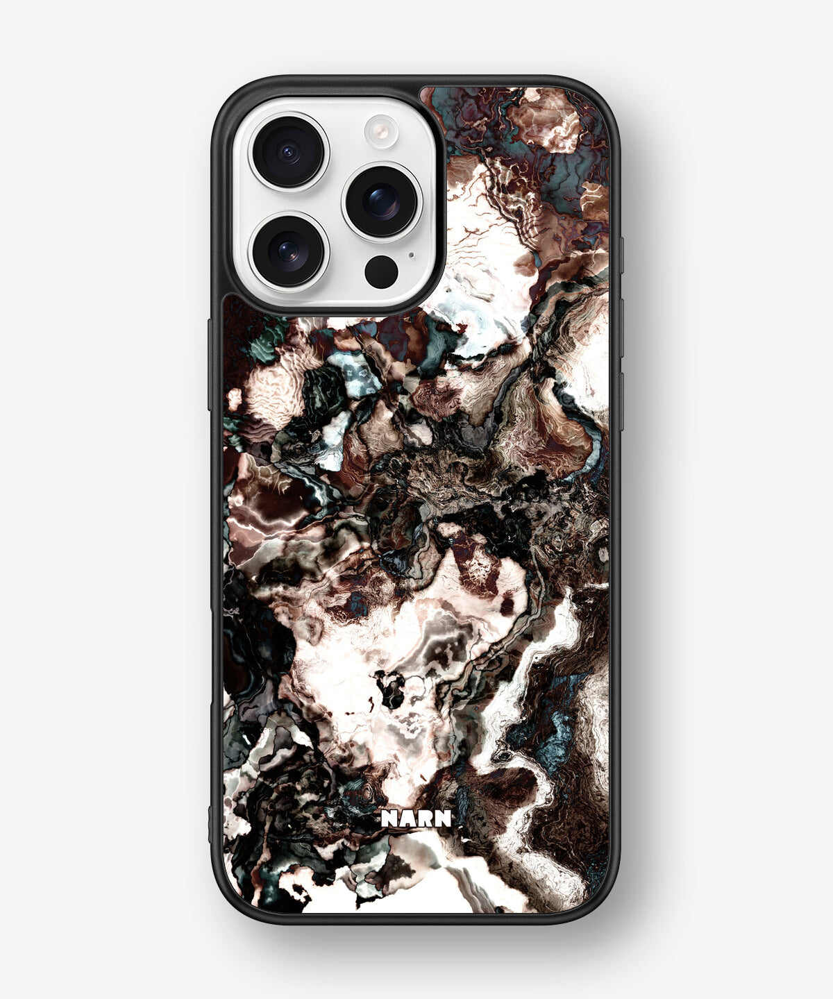 iPhone 16 Pro Max Hard Case – Marble Brown - View 1