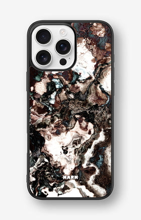 iPhone 16 Pro Max Hard Case – Marble Brown - View 1