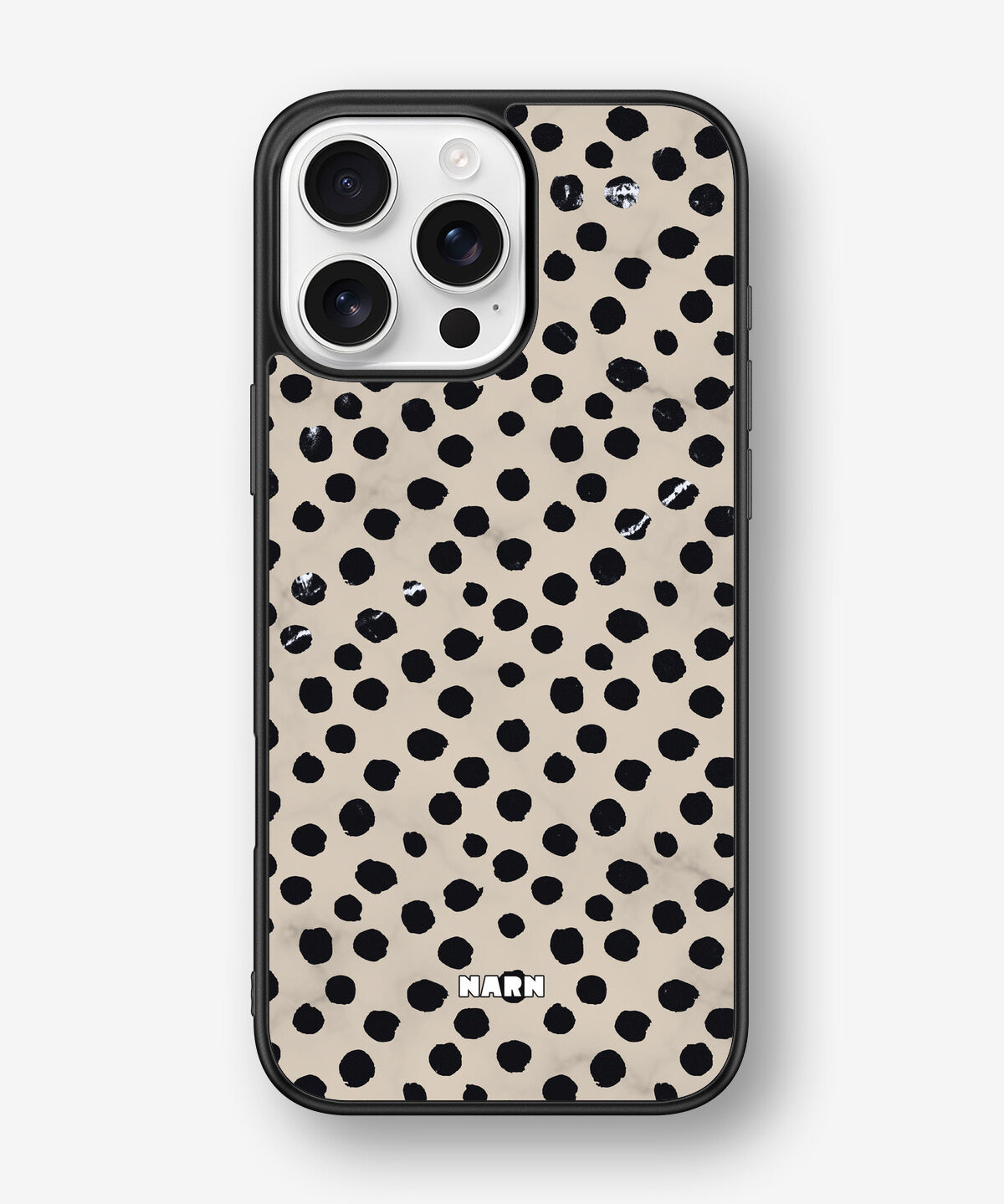 iPhone 16 Pro Max Hard Case – Marble Dots - View 1