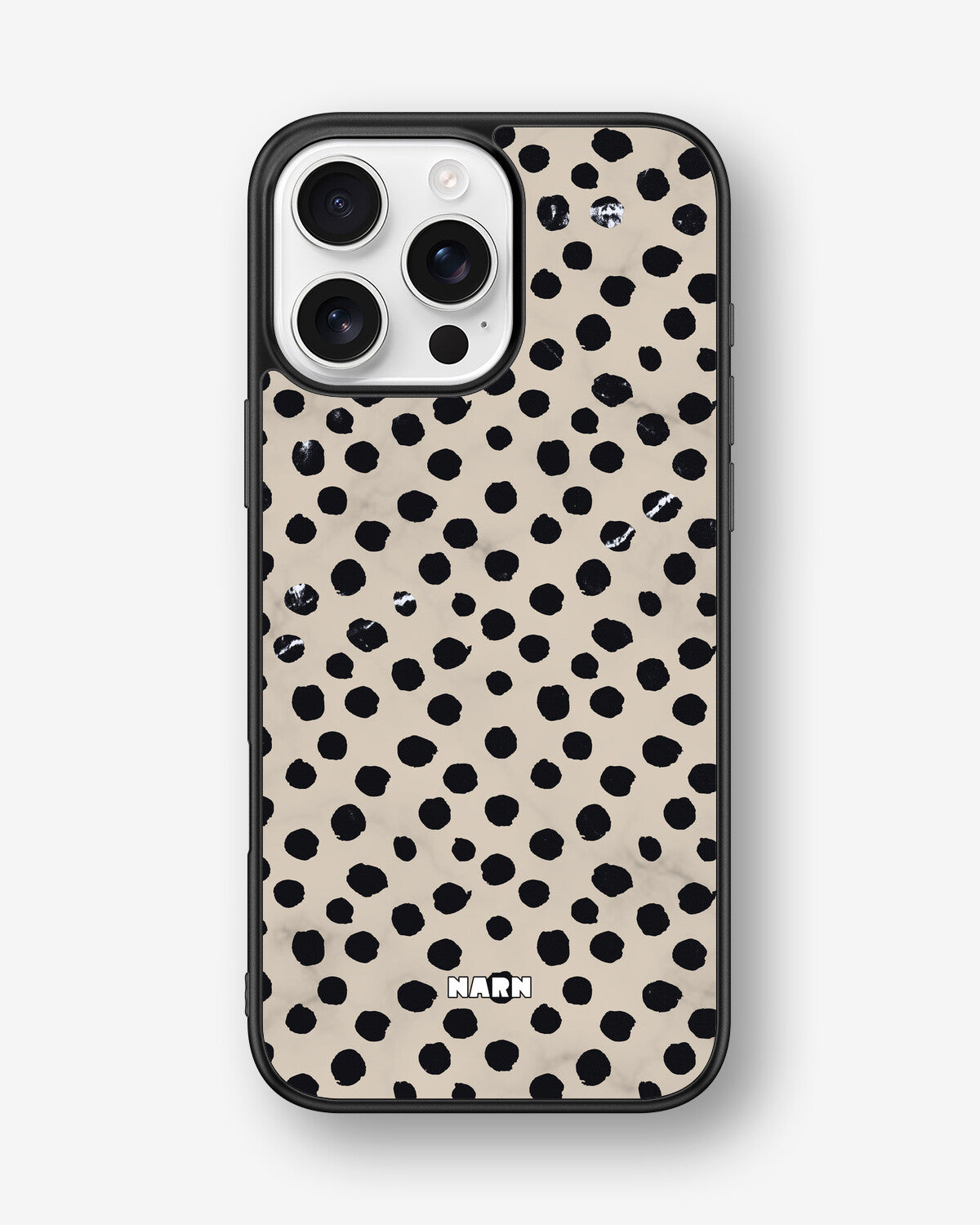 iPhone 16 Pro Max Hard Case – Marble Dots - View 1