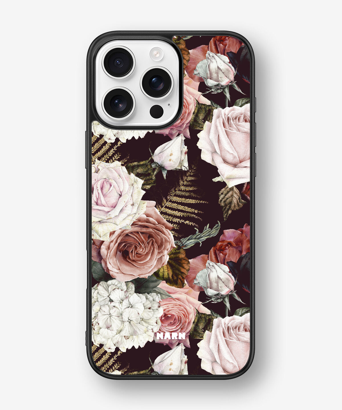 iPhone 16 Pro Max Hard Case – Midnight Roses - View 1
