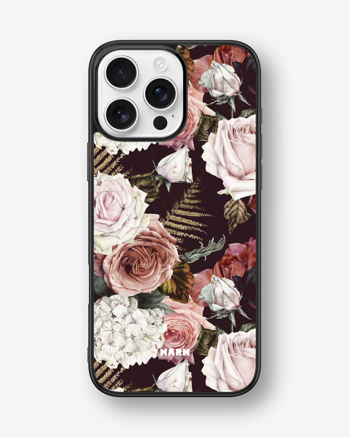 iPhone 16 Pro Max Hard Case – Midnight Roses - View 1