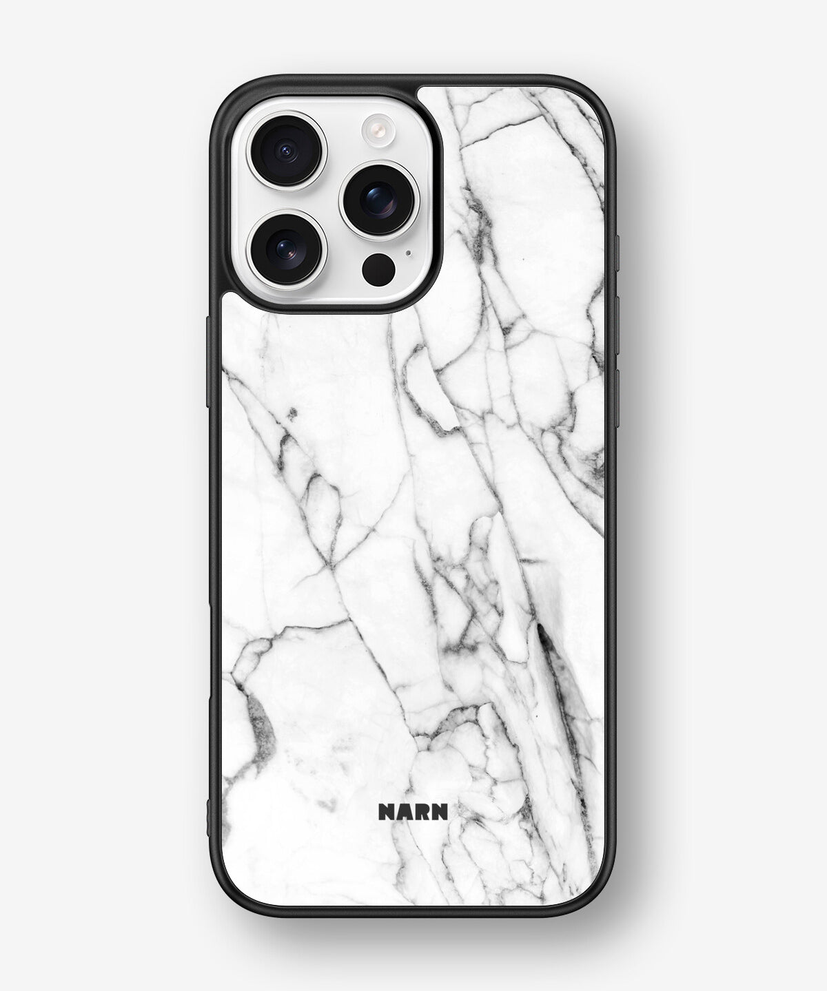 iPhone 16 Pro Max Hard Case – Milky Marble - View 1