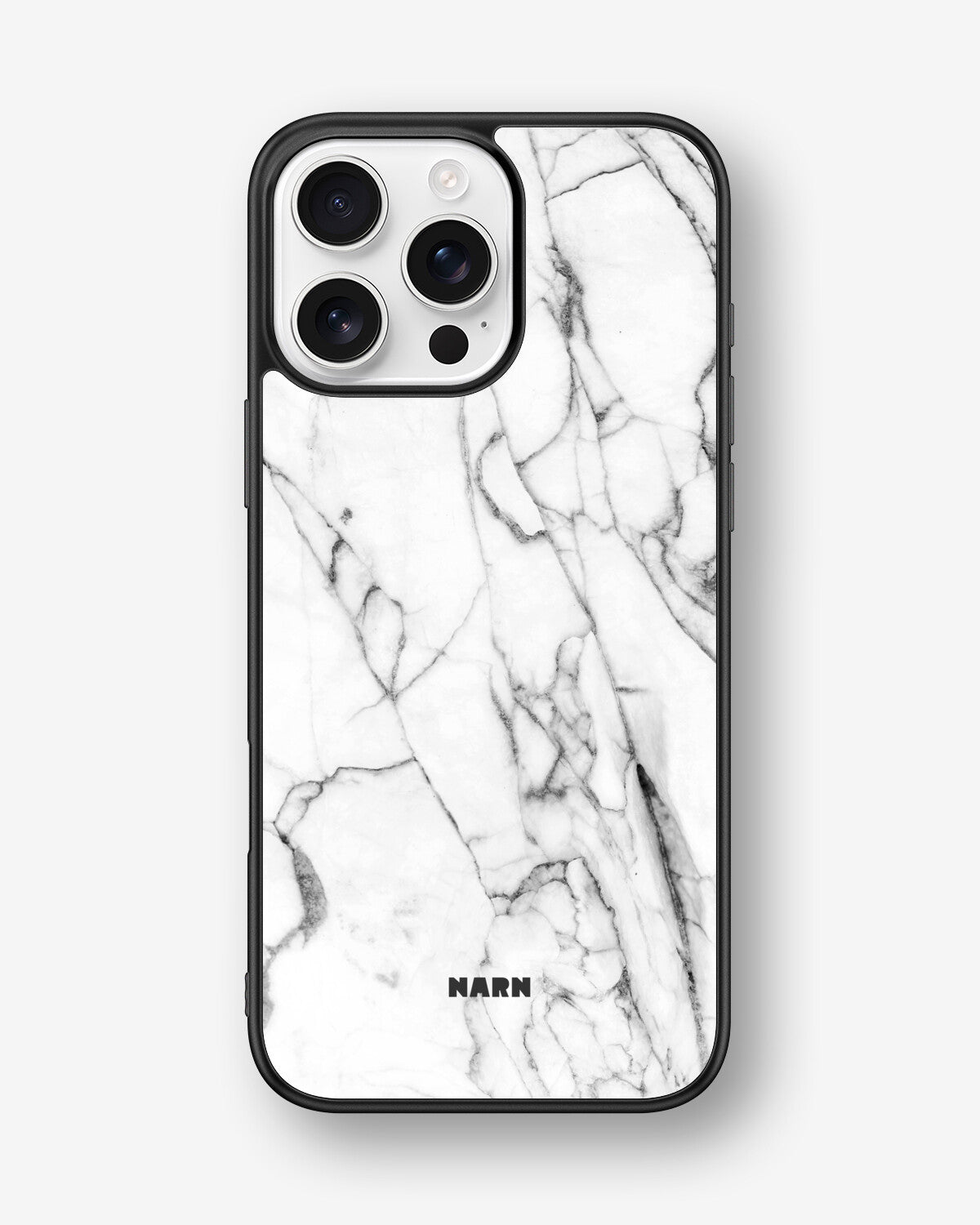 iPhone 16 Pro Max Hard Case – Milky Marble - View 1