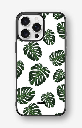 iPhone 16 Pro Max Hard Case – Monstera Pattern - View 1