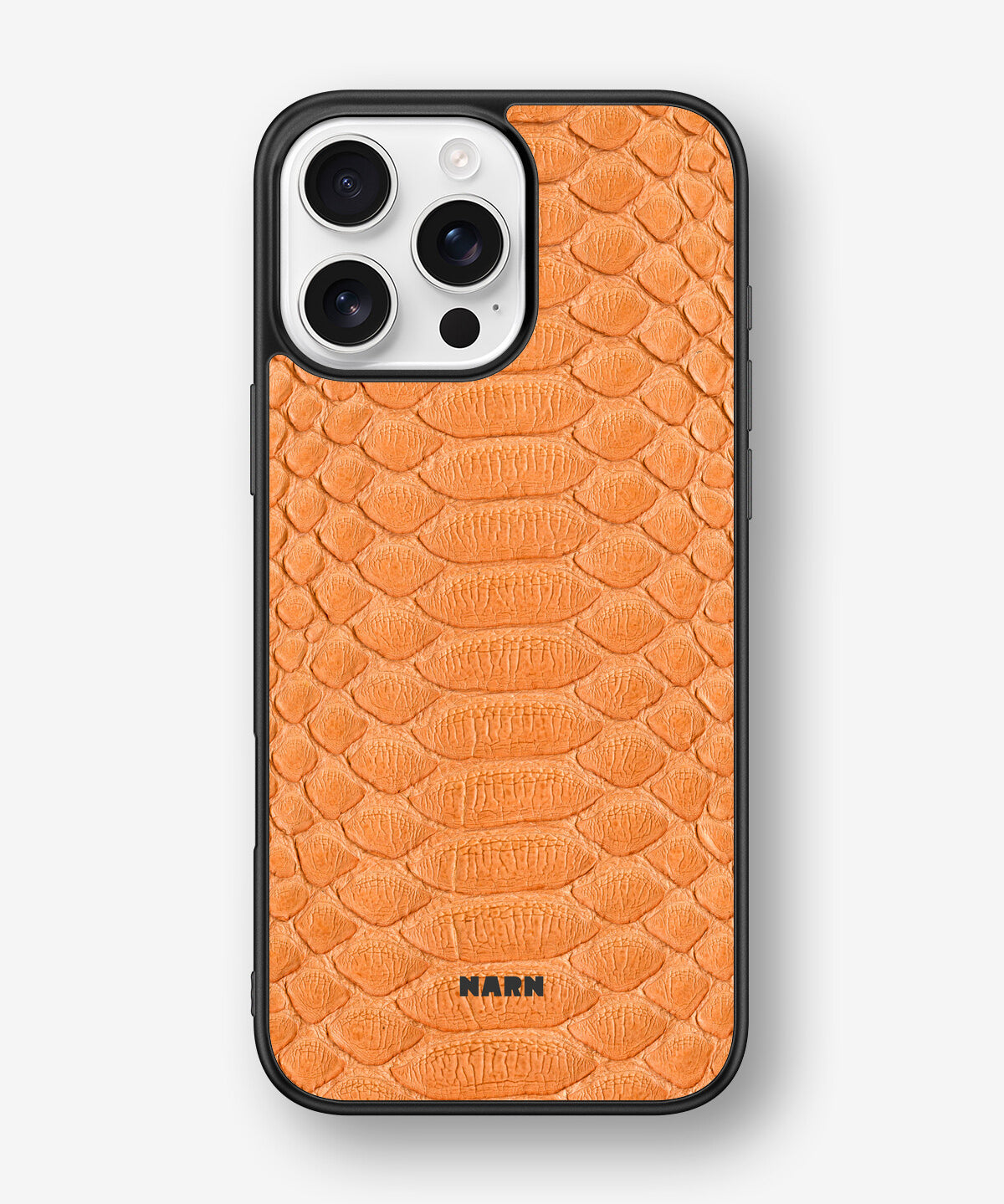 iPhone 16 Pro Max Hard Case – Orange Snake - View 1