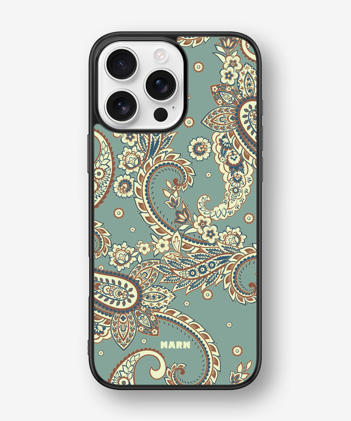 iPhone 16 Pro Max Hard Case – Paisley Green - View 1