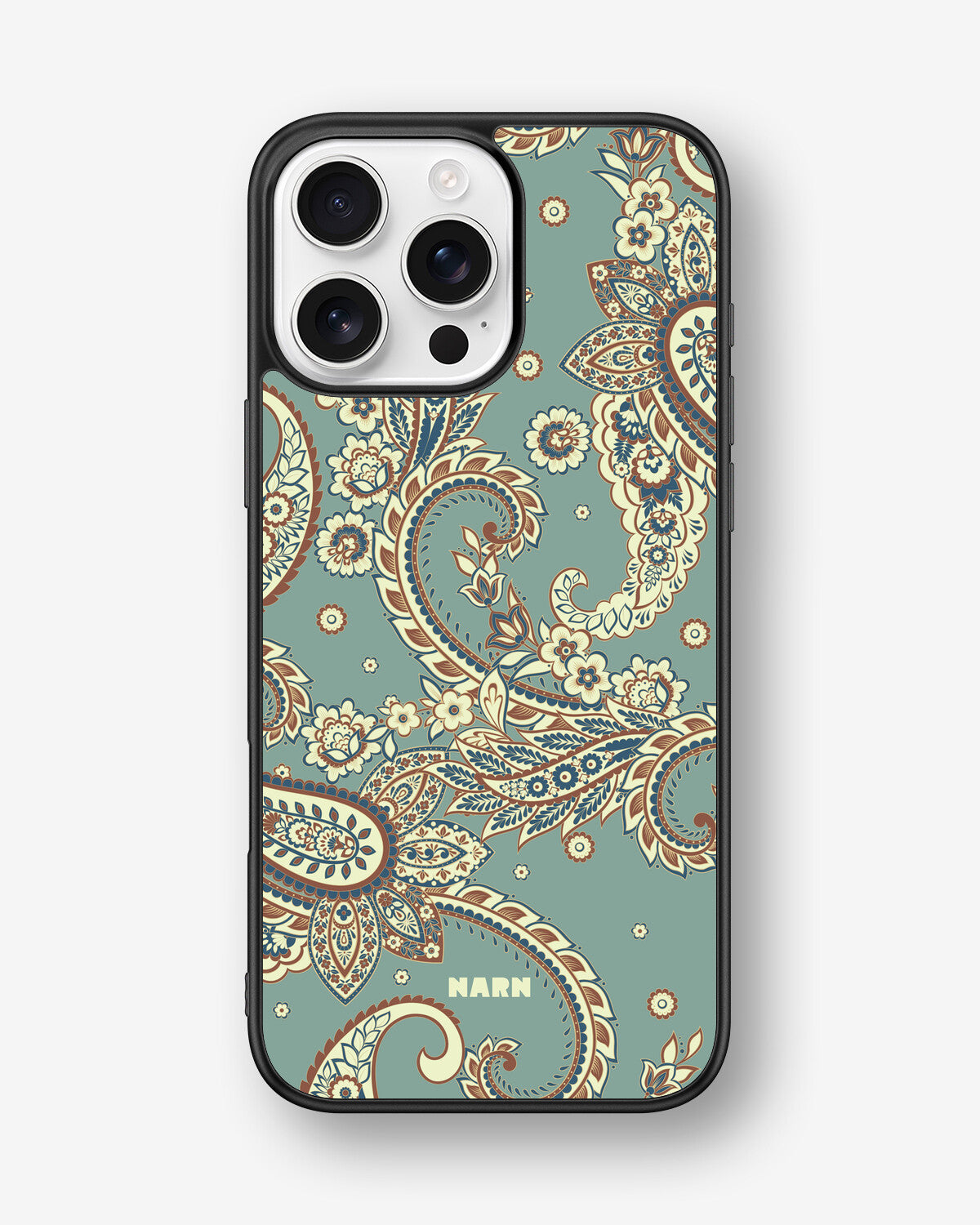 iPhone 16 Pro Max Hard Case – Paisley Green - View 1
