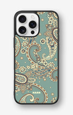 iPhone 16 Pro Max Hard Case – Paisley Green - View 1