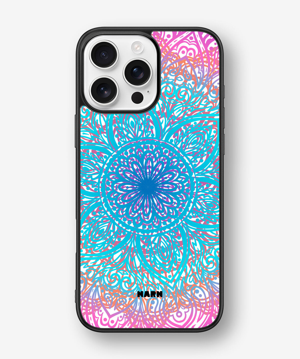 iPhone 16 Pro Max Hard Case – Pastel Mandala - View 1