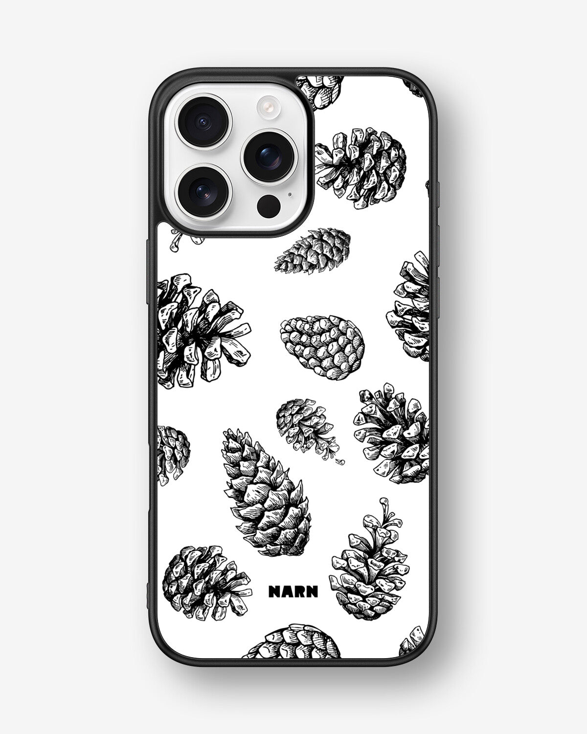 iPhone 16 Pro Max Hard Case – Pine Cones - View 1