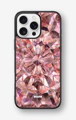 iPhone 16 Pro Max Hard Case – Pink Crystals - View 1