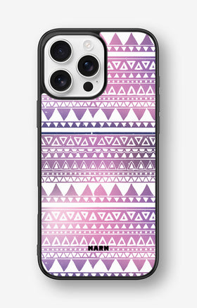 iPhone 16 Pro Max Hard Case – Purple Aztec - View 1