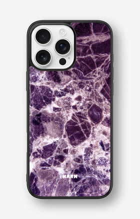 iPhone 16 Pro Max Hard Case – Purple Marble - View 1