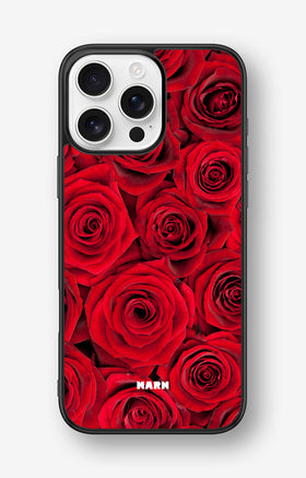 iPhone 16 Pro Max Hard Case – Red Roses - View 1