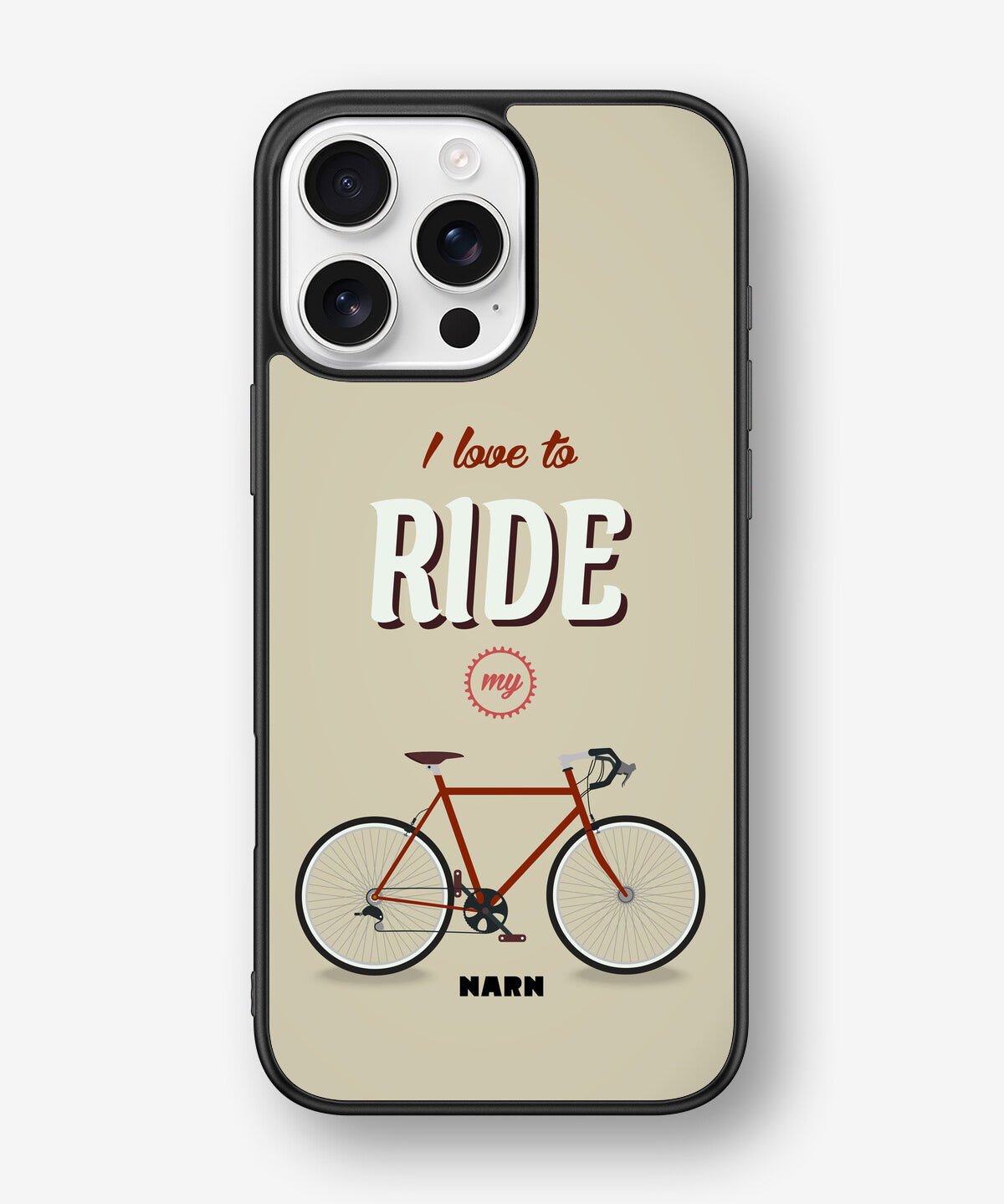 iPhone 16 Pro Max Hard Case – Ride My Bicycle - View 1