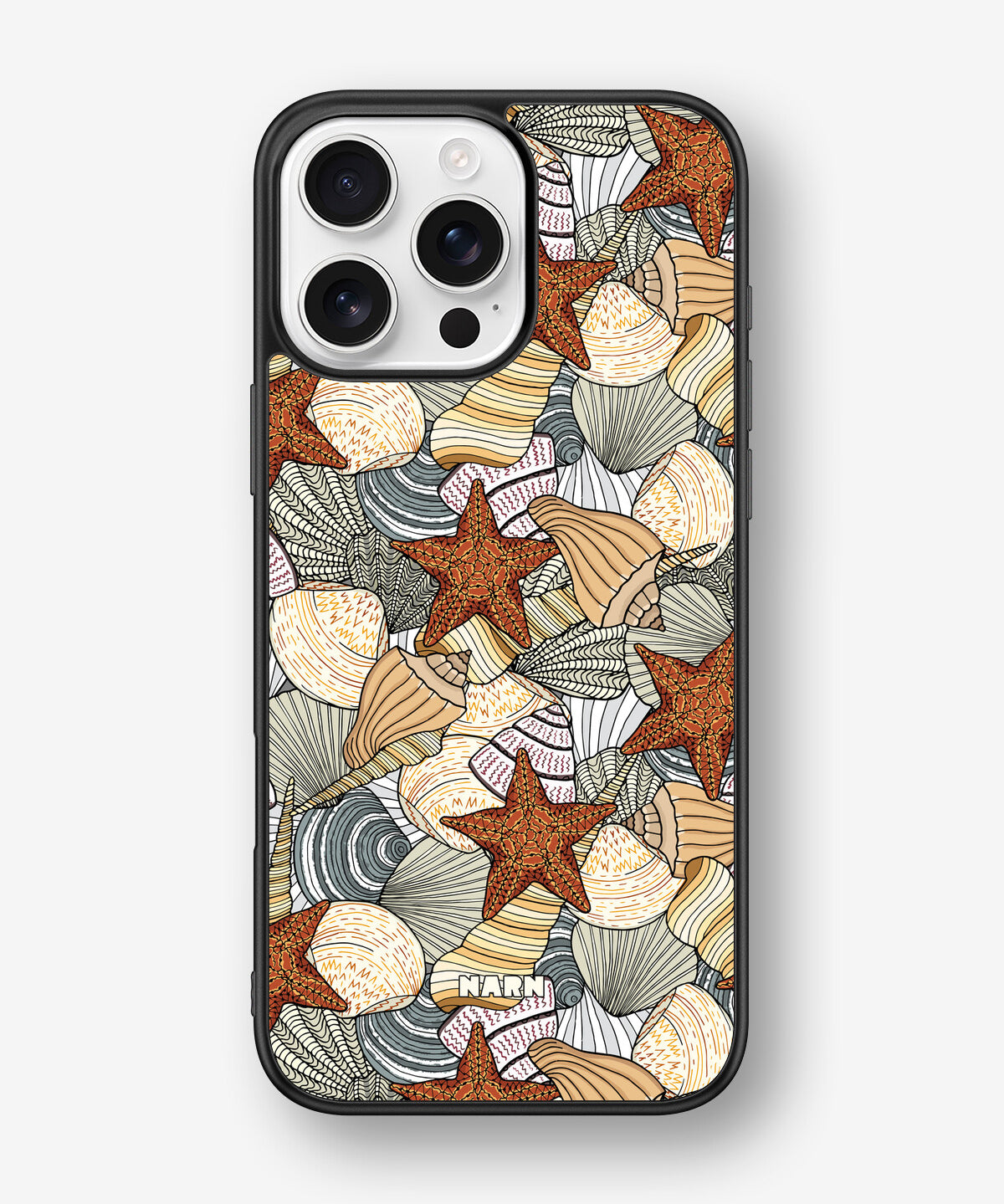 iPhone 16 Pro Max Hard Case – Sea Shells - View 1