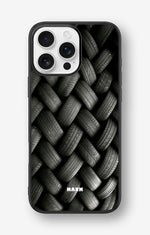 iPhone 16 Pro Max Hard Case – Tires Wall - View 1