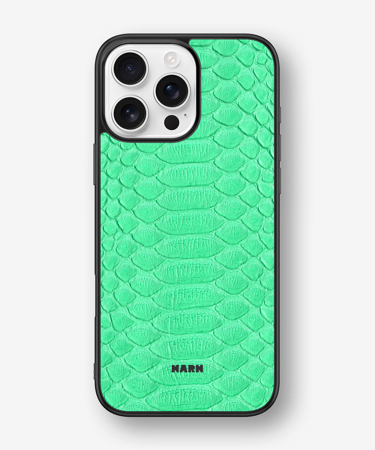 iPhone 16 Pro Max Hard Case – Turquoise Snake - View 1