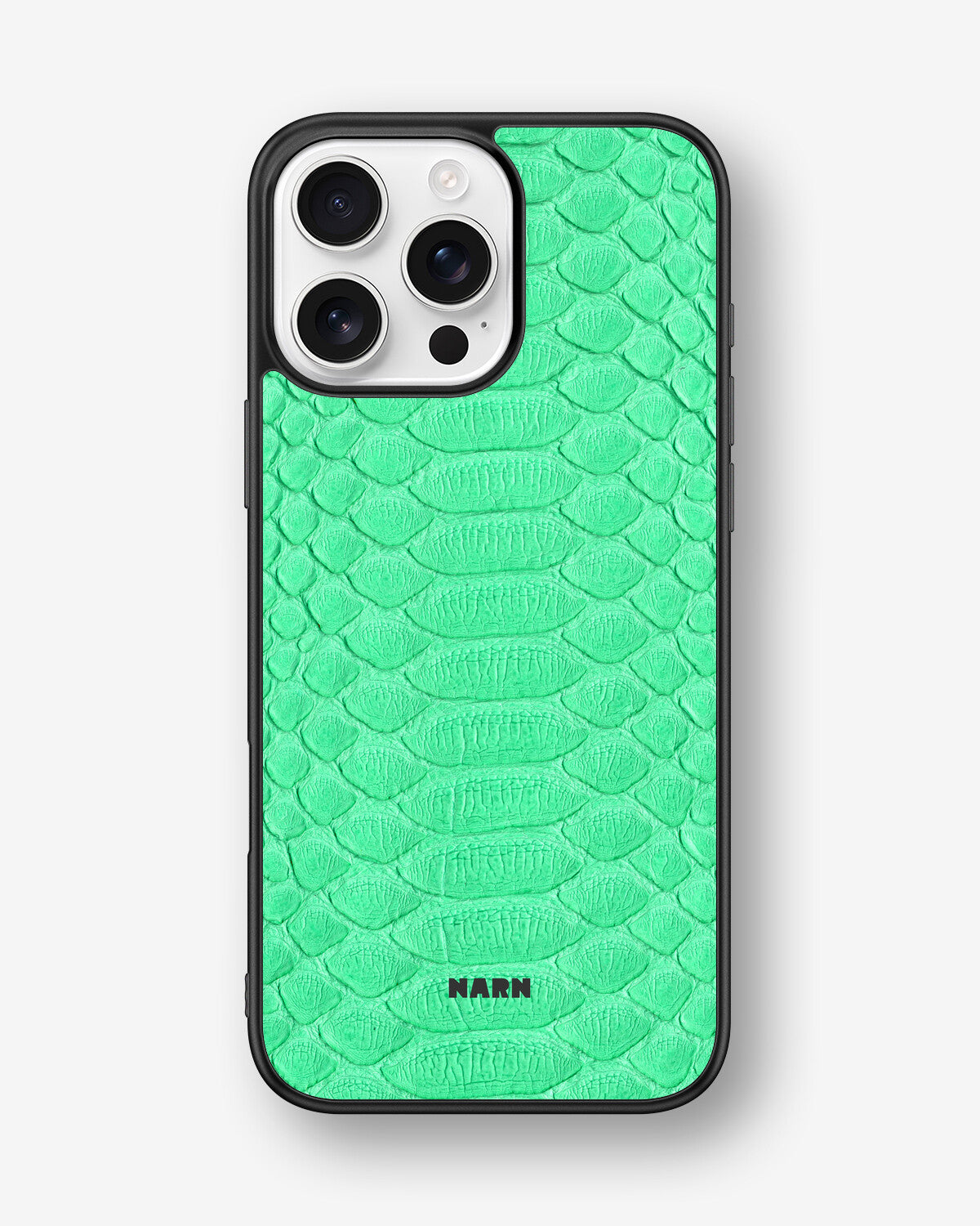iPhone 16 Pro Max Hard Case – Turquoise Snake - View 1