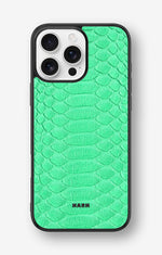 iPhone 16 Pro Max Hard Case – Turquoise Snake - View 1